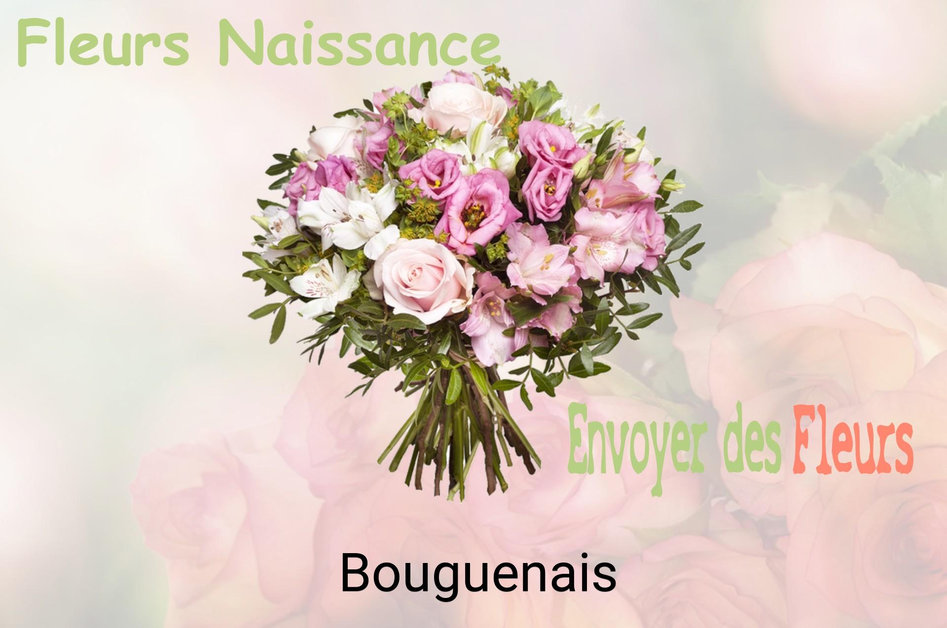 Bouquet de fleurs de naissance livré à Bouguenais